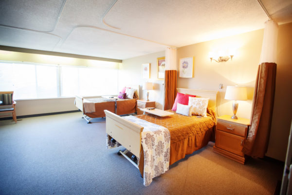 Resident room at Shaw Mountain of Cascadia a skilled nursing facility in Boise, Idaho