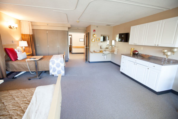 Resident room at Shaw Mountain of Cascadia a skilled nursing facility in Boise, Idaho