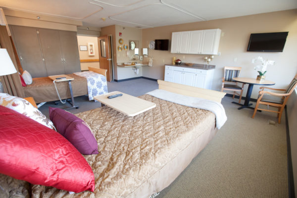 Resident room at Shaw Mountain of Cascadia a skilled nursing facility in Boise, Idaho