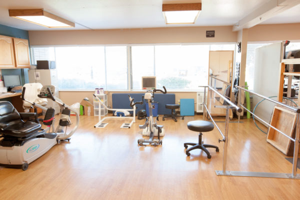 Therapy area at Shaw Mountain of Cascadia a skilled nursing facility in Boise, Idaho