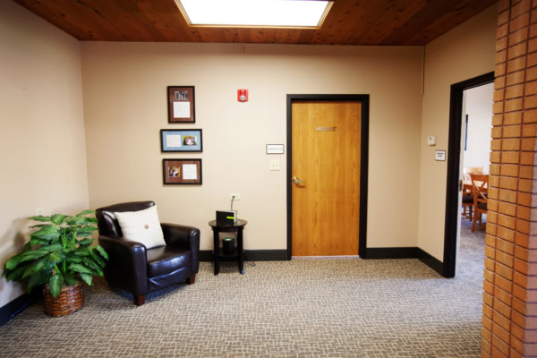 Waiting area Shaw Mountain of Cascadia a skilled nursing facility in Boise, Idaho