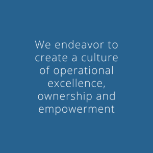 At Cascadia Healthcare we endeavor to create a culture of operational excellence, ownership and empowerment.