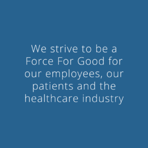 Cascadia Healthcare Strives to be a Force For Good for our employees, our patients and the healthcare industry.